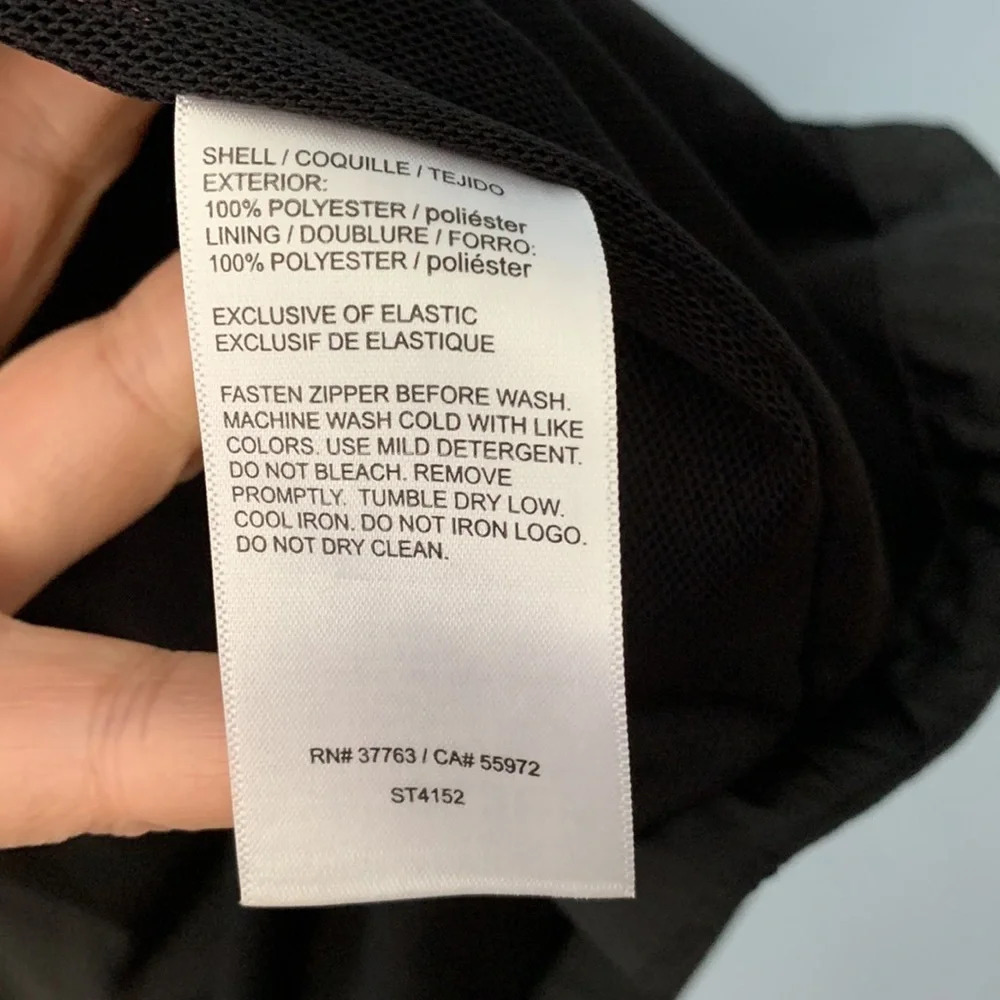 Callaway ladies full zip black windbreaker jacket size large - Picture 6 of 8